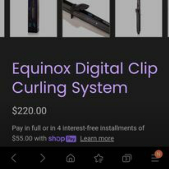 Tripro Equinox 1.25" professional curling iron - Picture 4 of 4